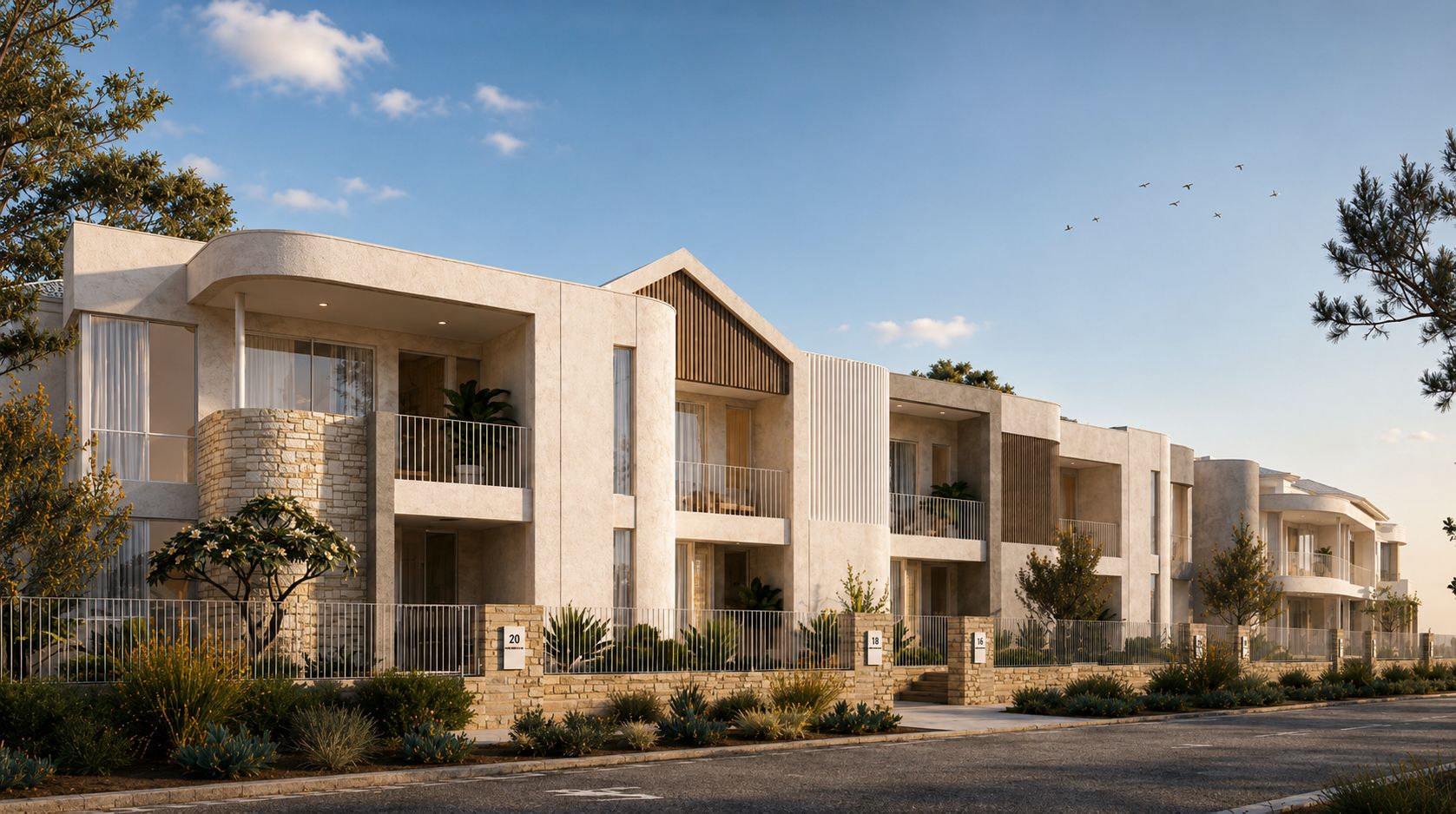 Belvedere Mindarie streetscape
